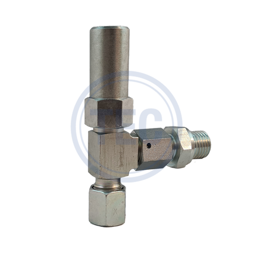 Sikkerhetsventil (300bar) 6mm, elbow fitting