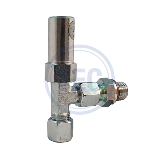 Sikkerhetsventil (300bar) 8mm, elbow fitting
